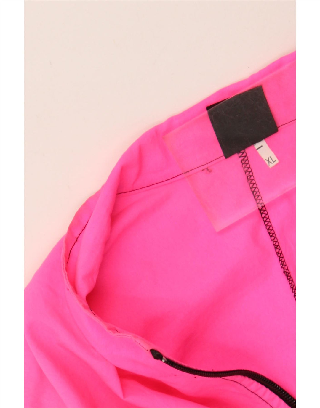 VINTAGE Mens Rain Jacket UK 42 XL Pink Geometric Polyester Vintage Vintage and Second-Hand Vintage from Messina Hembry 