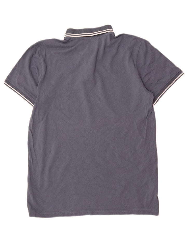 KAPPA Mens Polo Shirt Large Blue Cotton