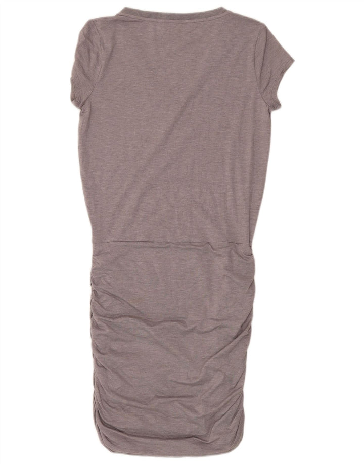 Athleta Womens Oversized Drop Waist Dress UK 6 XS Grå Polyester