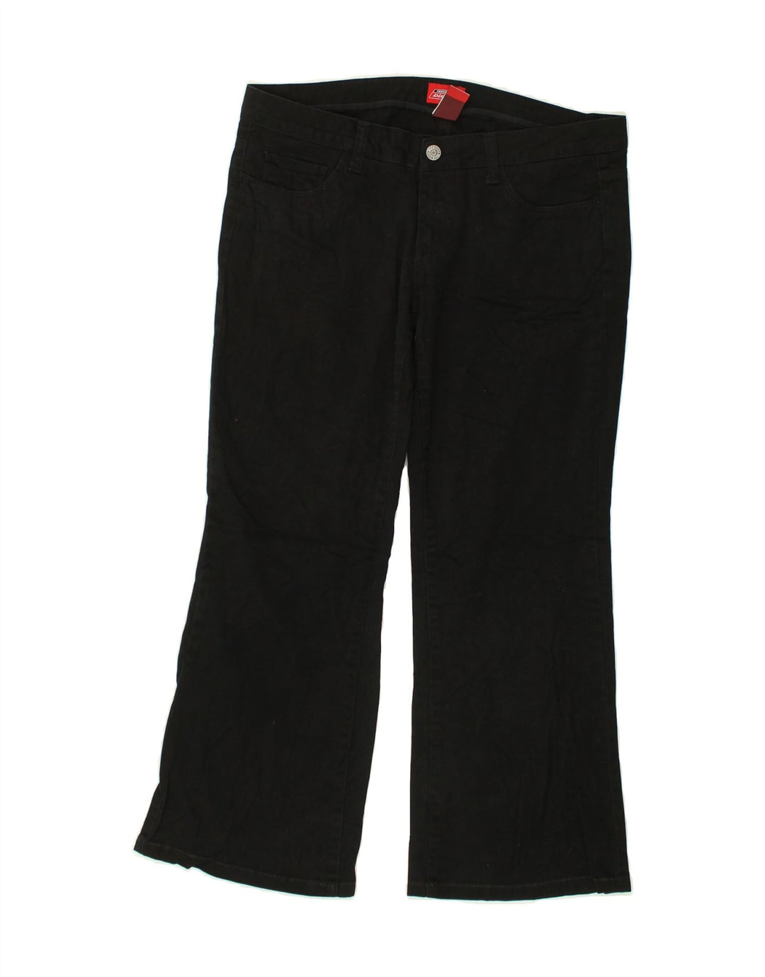 DICKIES Womens Bootcut Jeans US 9 Large W32 L25 Black Cotton | Vintage Dickies | Thrift | Second-Hand Dickies | Used Clothing | Messina Hembry 