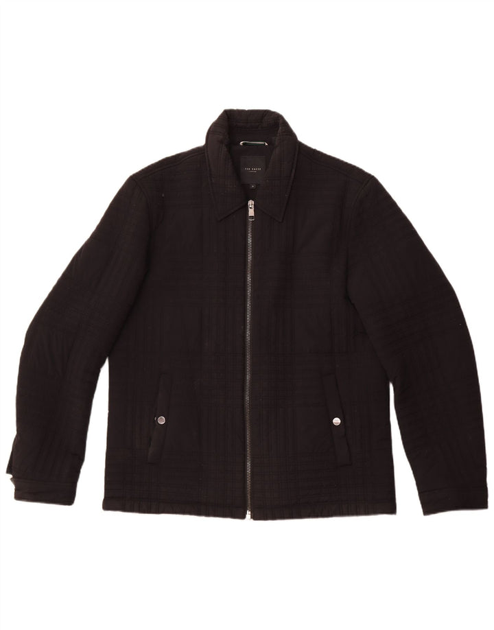 Ted Baker Veste matelassée pour homme Taille 4 Large Noir Polyamide