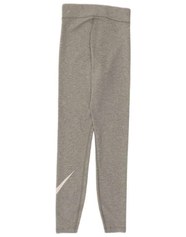 Damskie legginsy Nike Graphic UK 4 XS, szara bawełna