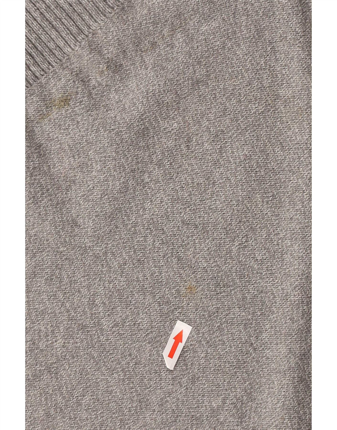 Jack & Jones Mens Zip Neck Jumper Sweater Small Grey Cotton