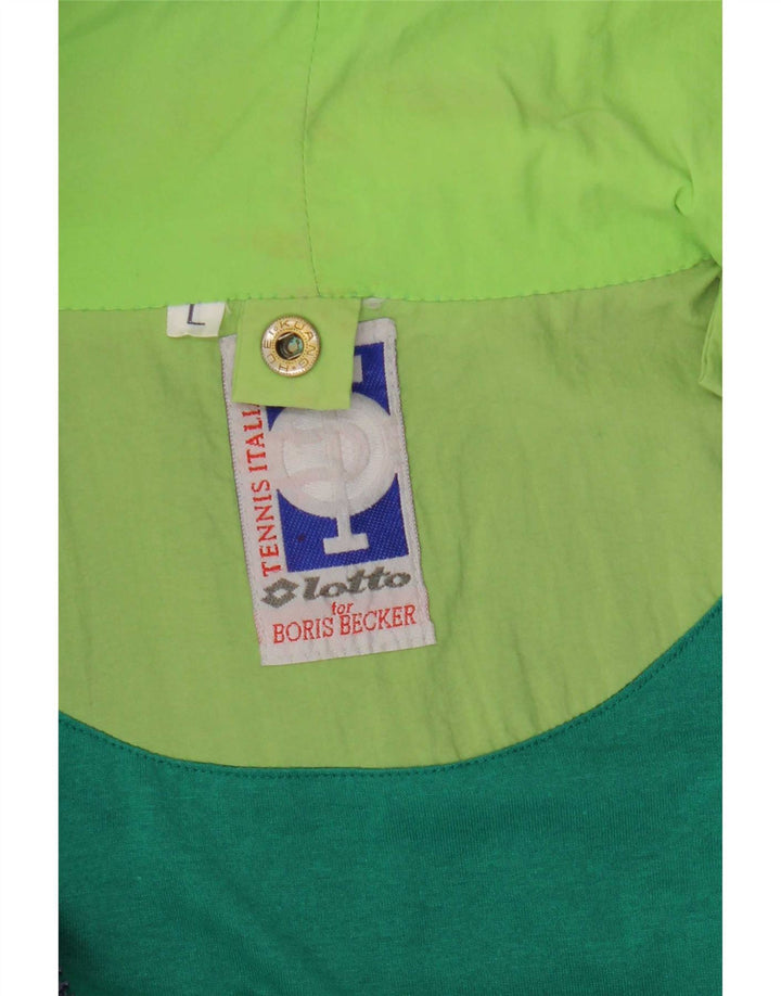 Lotto Veste Coupe-Vent Homme Large Vert Colorblock
