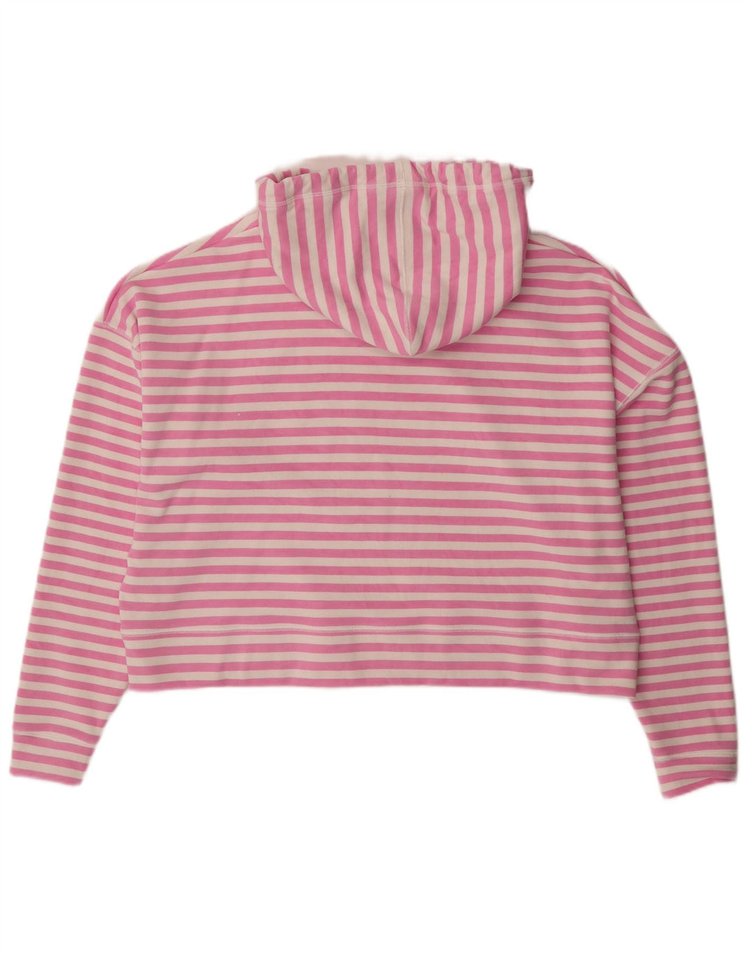 Womens Crop Oversized Hoodie Jumper UK 14 Medium
