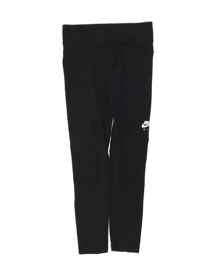 NIKE Womens Leggings UK 10 Small Black Vintage Nike and Second-Hand Nike from Messina Hembry 