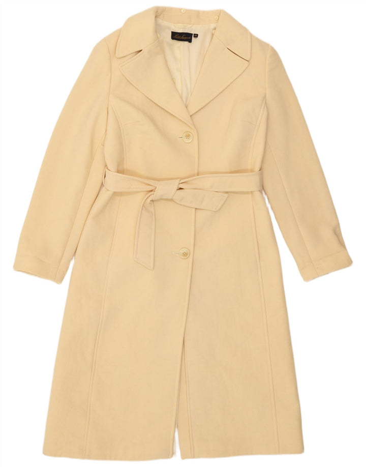Luisa Spagnoli Pardessus IT 44 Medium Off White Polyamide |