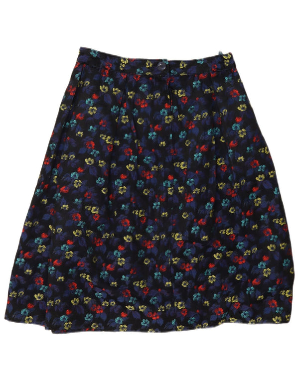 Fustă A-Line Femei Vintage W28 Medium Multicolor Floral