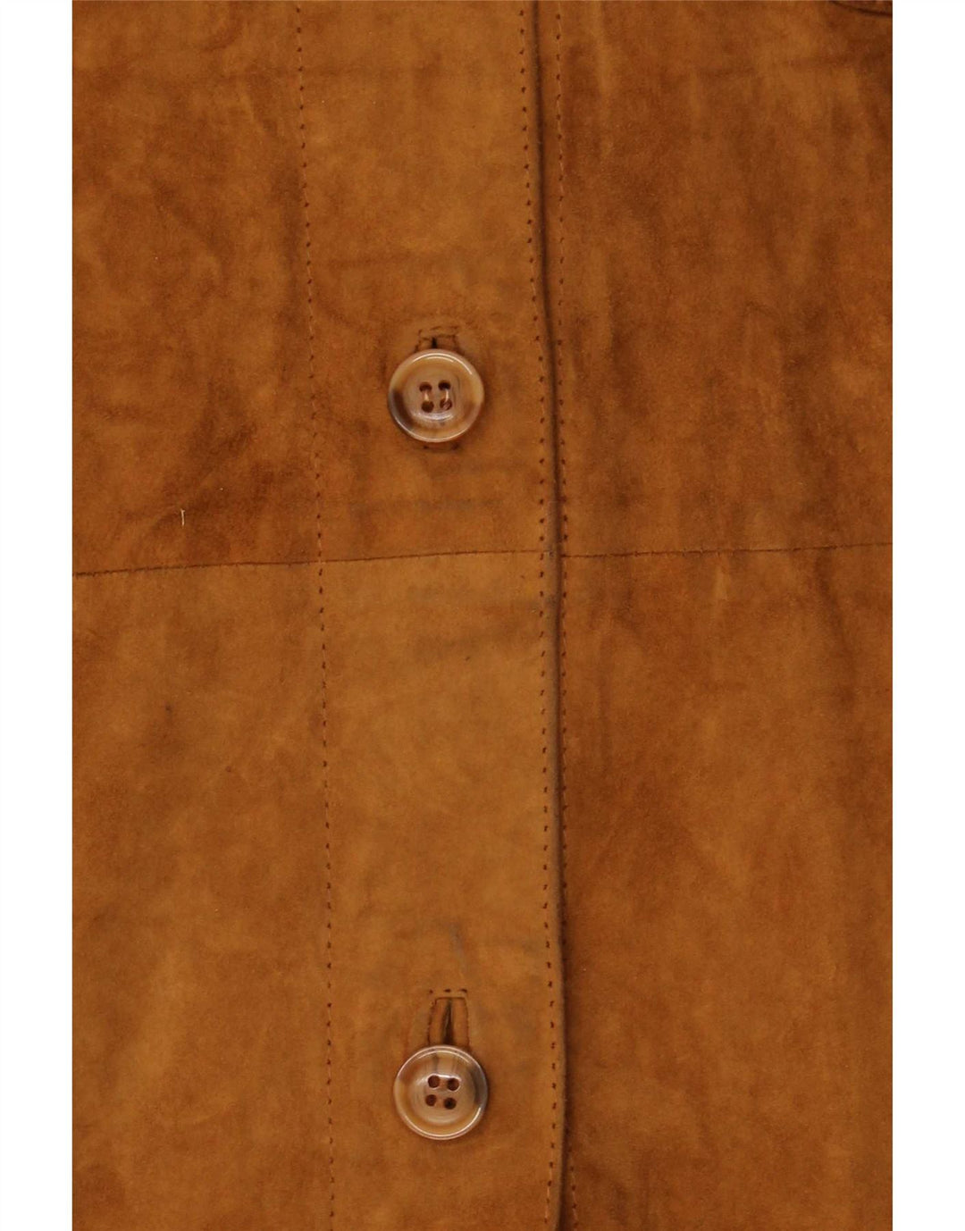 Vintage Womens Weekend Suede Jacket IT 42 Medium Beige Leather