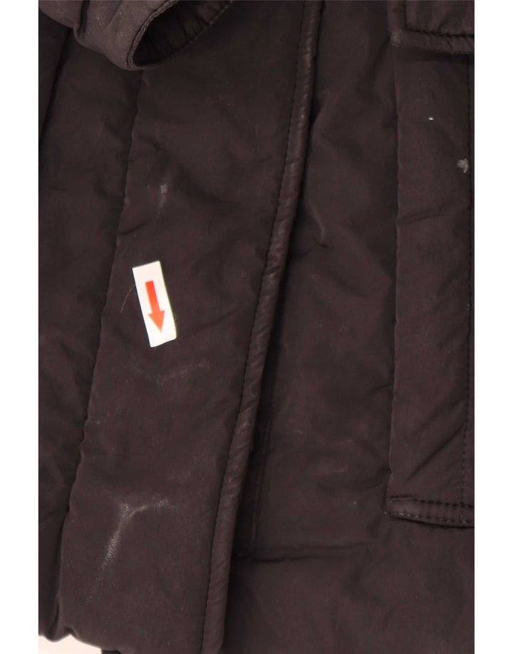 Damski płaszcz ocieplany Refrigiwear UK 14, duży, czarny poliamid