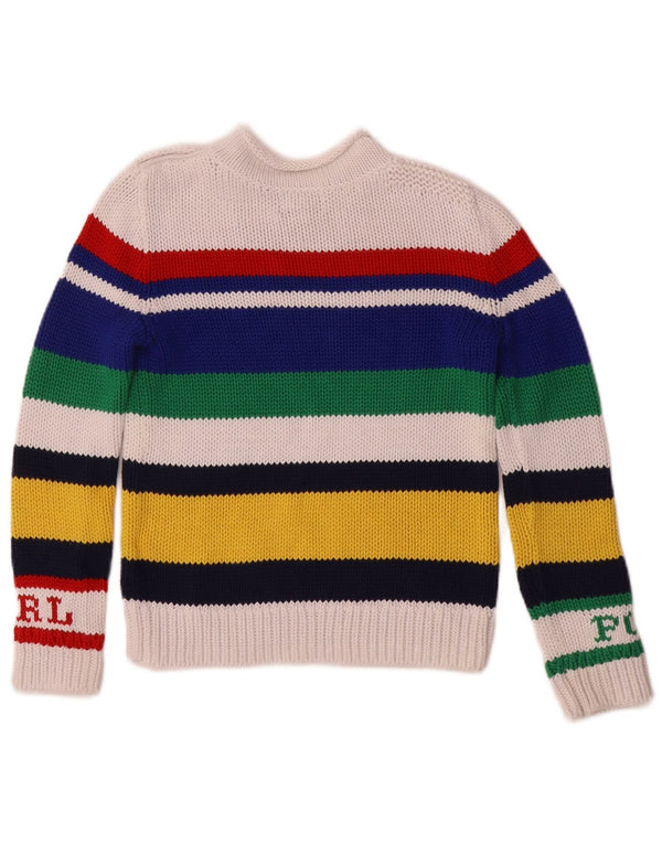 Polo Ralph Lauren Maglione maglione collo alto per ragazzi 6-7 anni piccolo multicolore