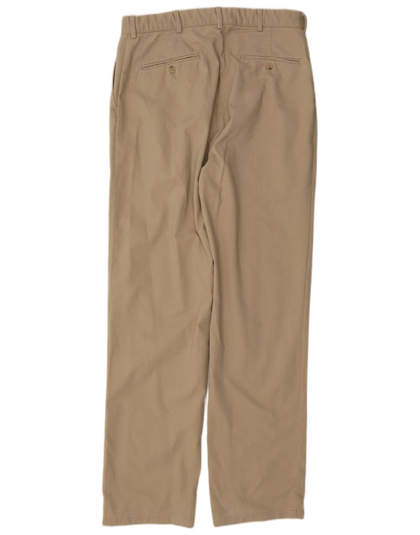 Polo Ralph Lauren Mens Straight Chino Trousers W34 L36 Beige Cotton