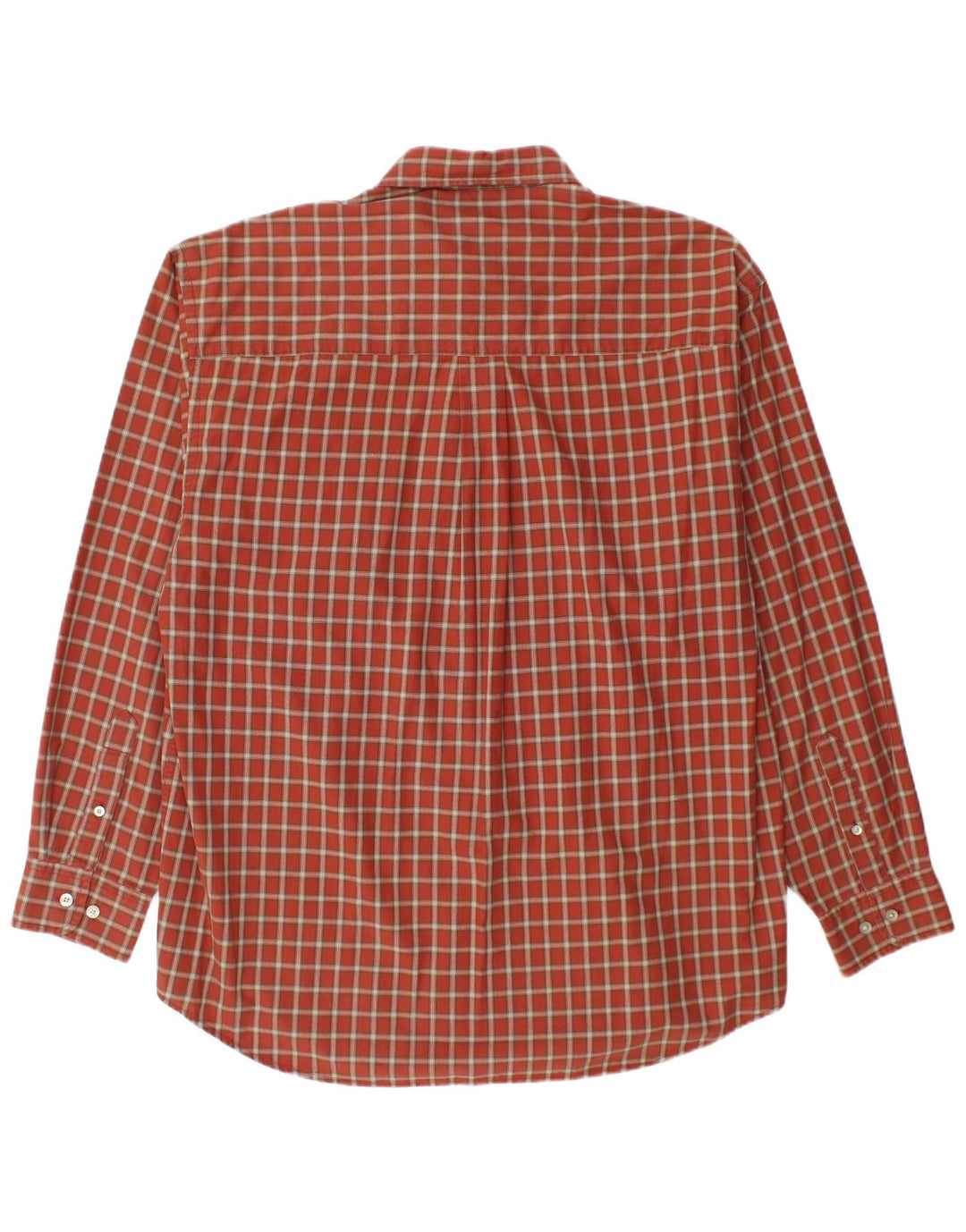 HAGGAR Mens Shirt Large Red Check