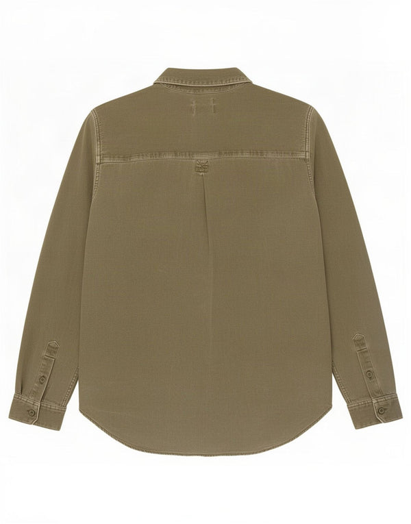 Levi's Camisa Vaquera Boyfriend para Mujer UK 10 Small Algodón Verde