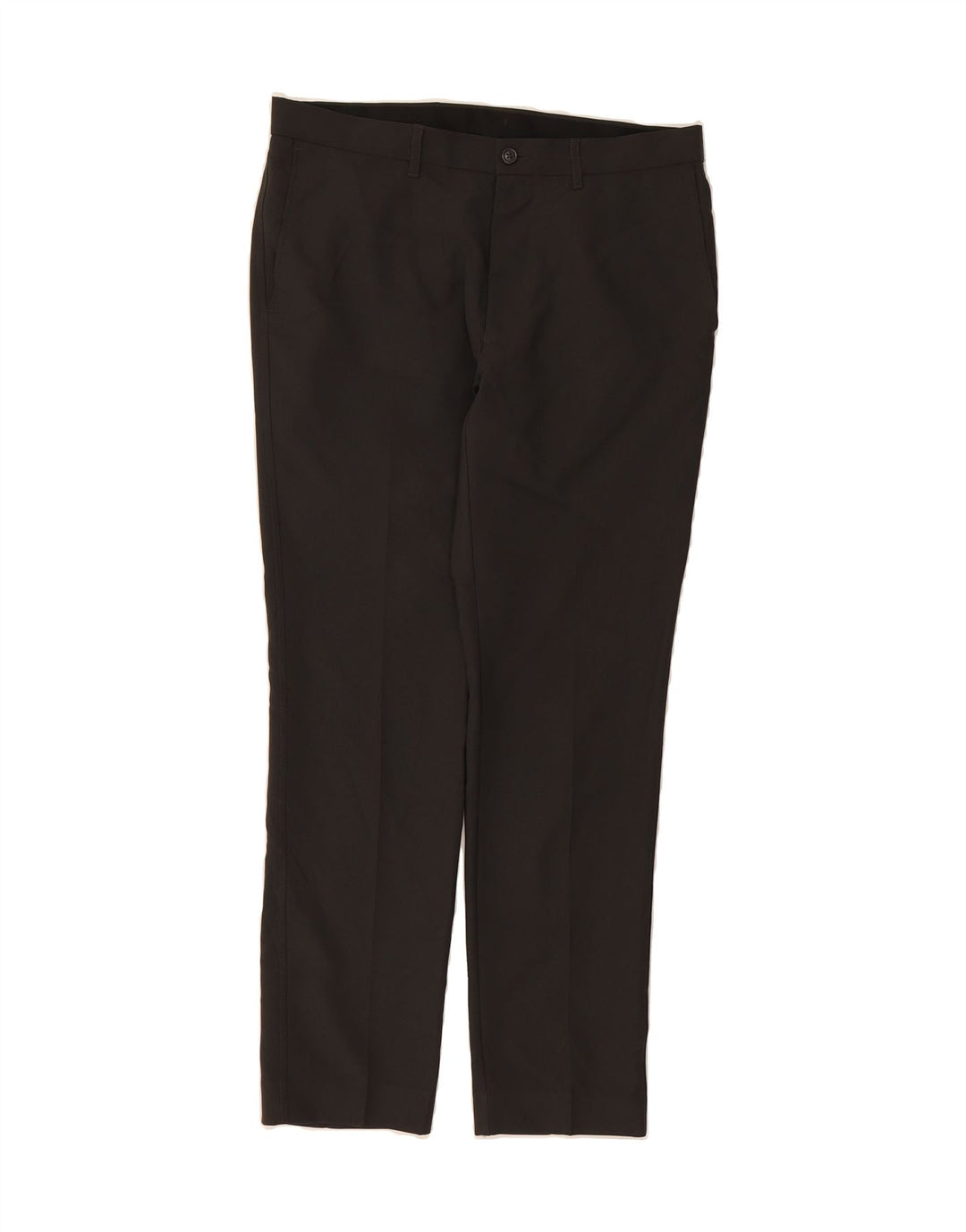 MARKS & SPENCER Womens Slim Chino Trousers W32 L29 Black Polyester Vintage Marks & Spencer and Second-Hand Marks & Spencer from Messina Hembry 