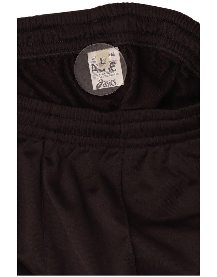 ASICS Mens Tracksuit Trousers Large  Brown Polyester