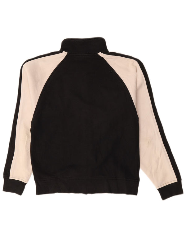 Fila Womens Oversized Tracksuit Top Jacket UK 10 Small Black Colourblock