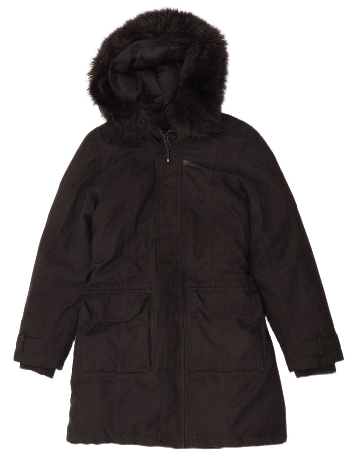 Cappotto imbottito con cappuccio da donna Mountain Warehouse UK 10 piccolo poliestere nero