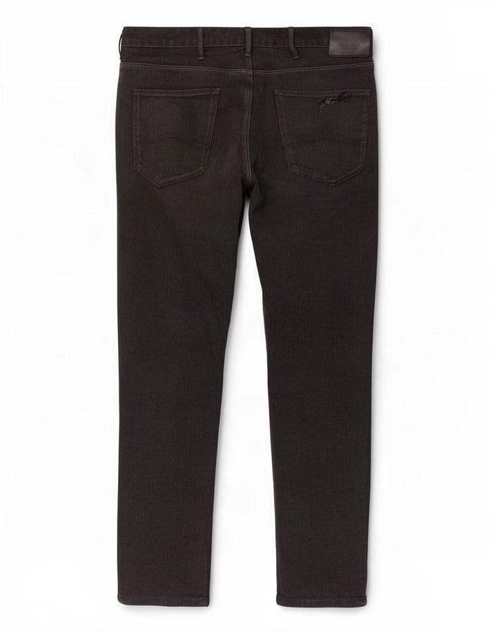 Armani Mens Slim Jeans W36 L30 Black Cotton