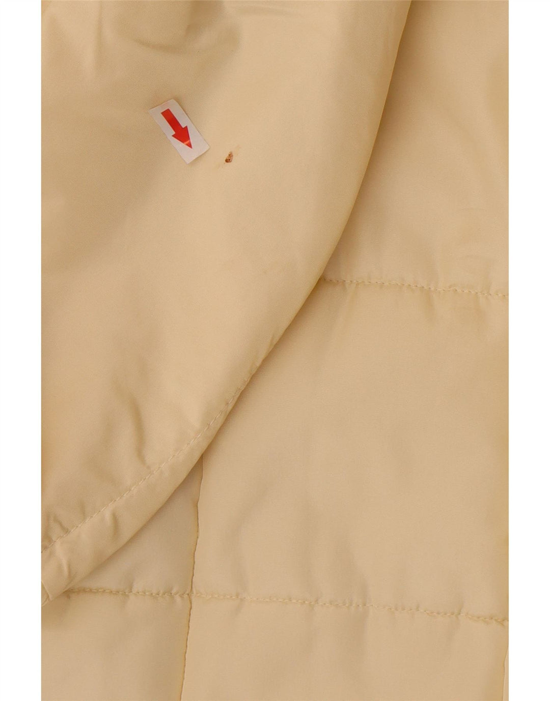 Moschino Womens Hooded Padded Coat UK 12 Medium Off White Polyester