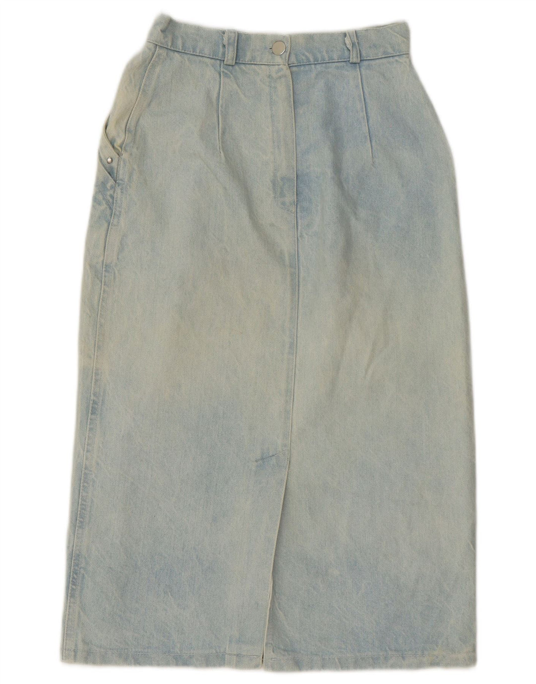 Vintage denimnederdel til kvinder Medium W28 blå bomuld