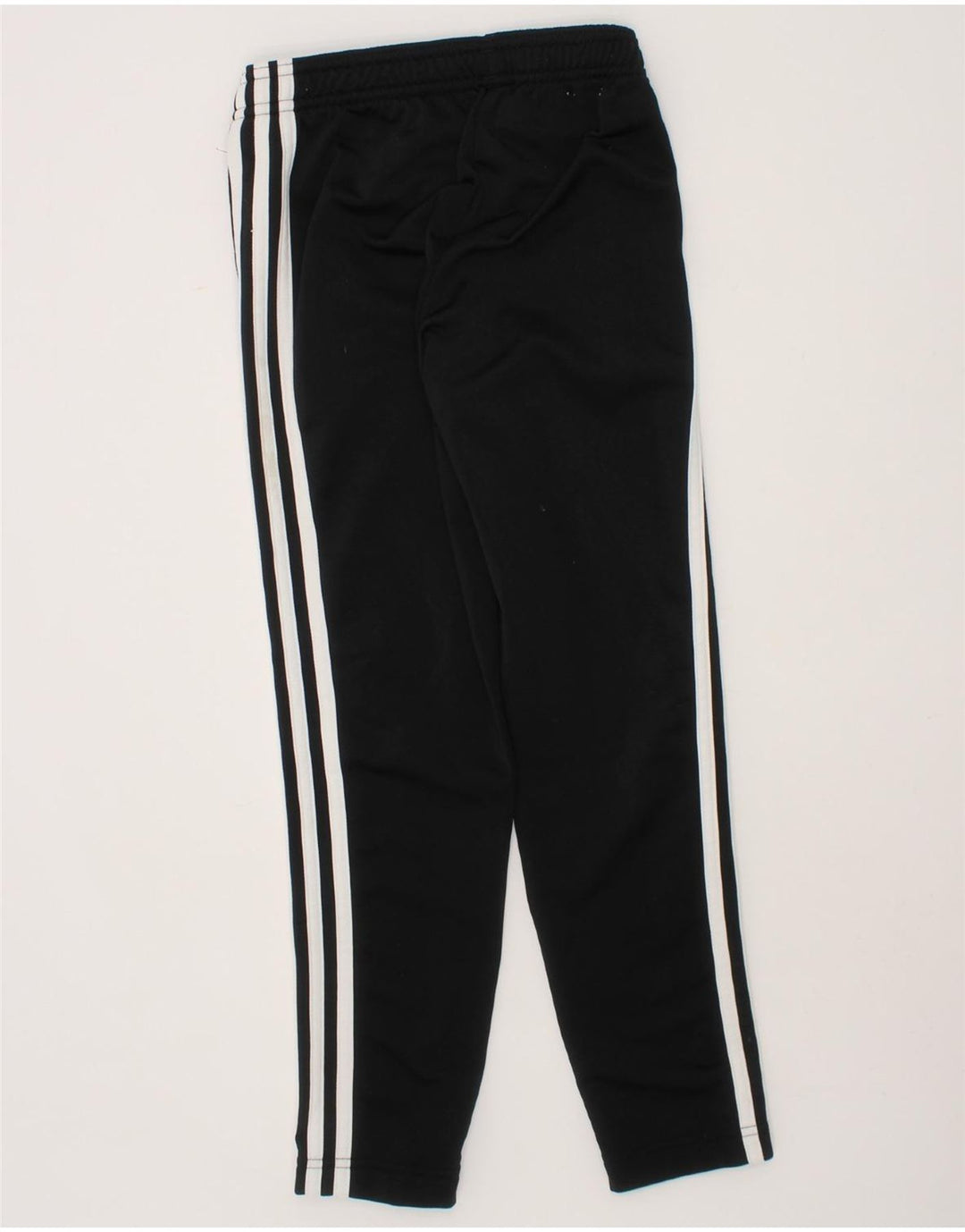 ADIDAS Boys Tracksuit Trousers 7-8 Years  Black Polyester Vintage Adidas and Second-Hand Adidas from Messina Hembry 