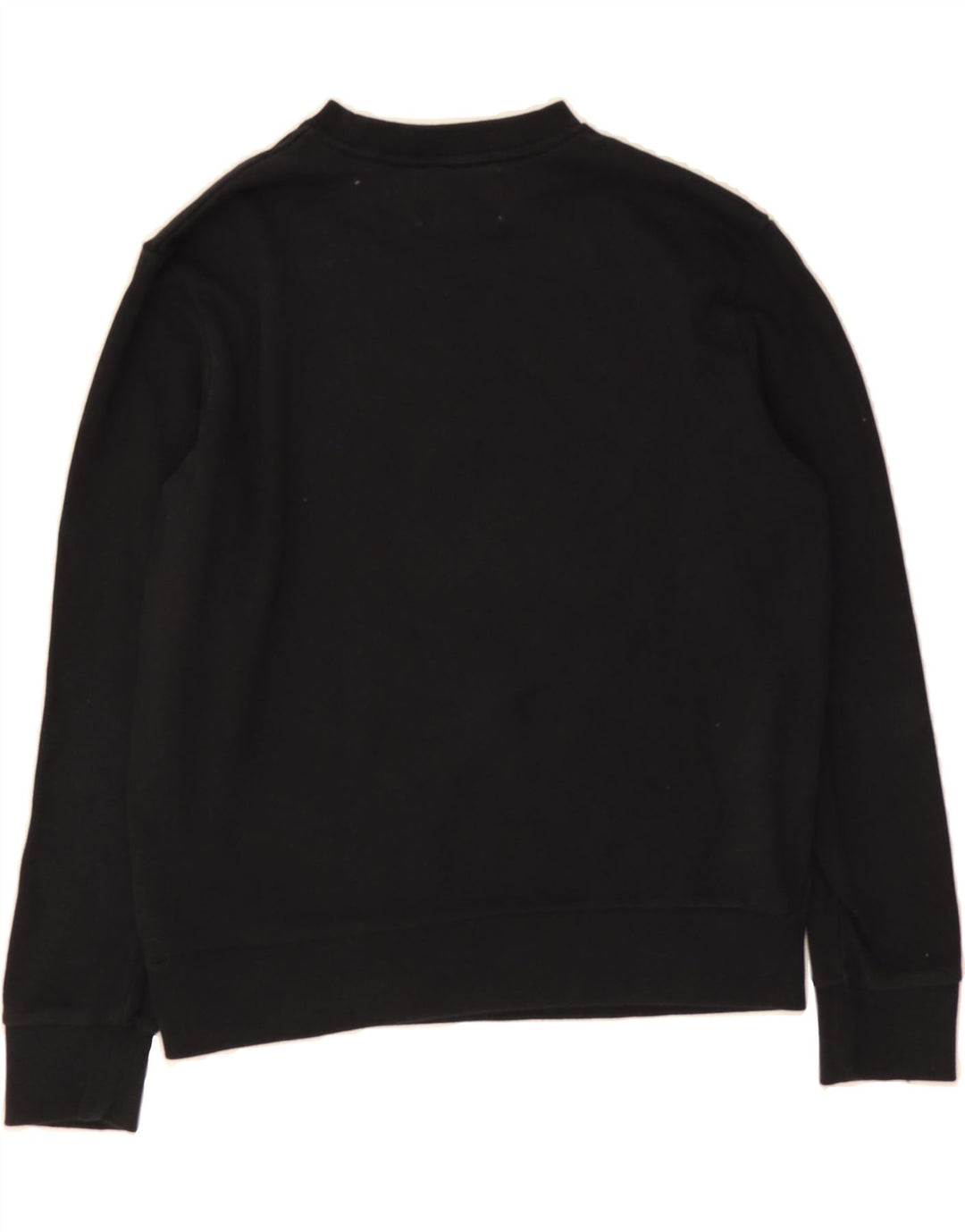 FILA Womens Sweatshirt Jumper UK 14 Medium Black Cotton Vintage Fila and Second-Hand Fila from Messina Hembry 