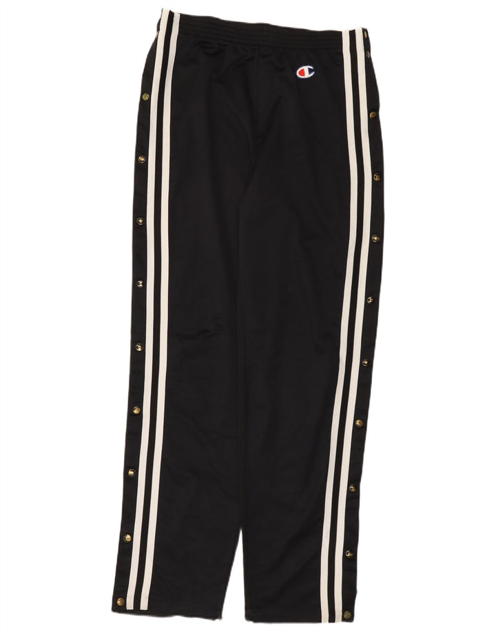 Champion Mens Tracksuit Trousers Medium Black Polyester