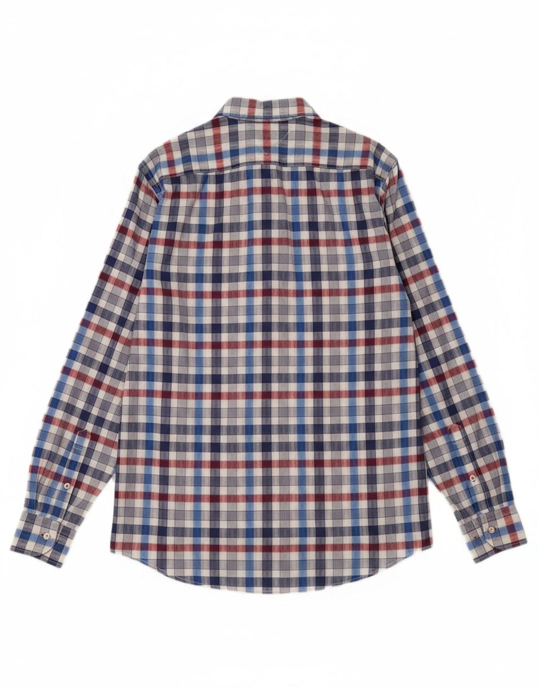 TOMMY HILFIGER Mens New York Fit Shirt Medium Multicoloured Check Cotton