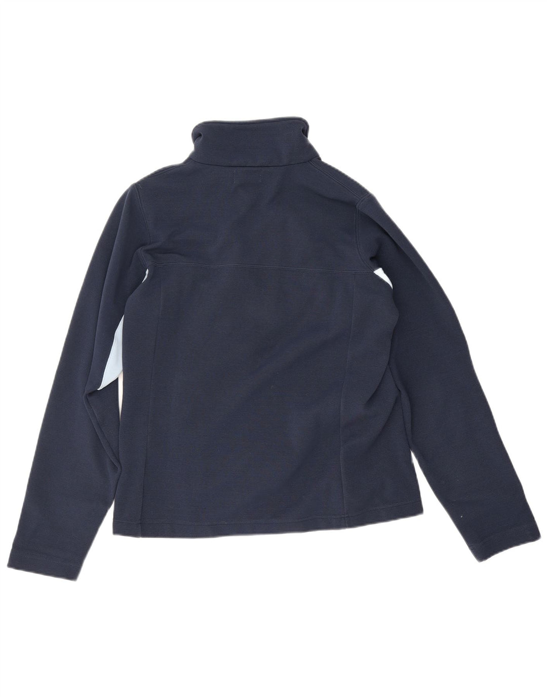 Kappa Womens Tracksuit Top Jacket UK 14 Medium Navy Blue Colourblock