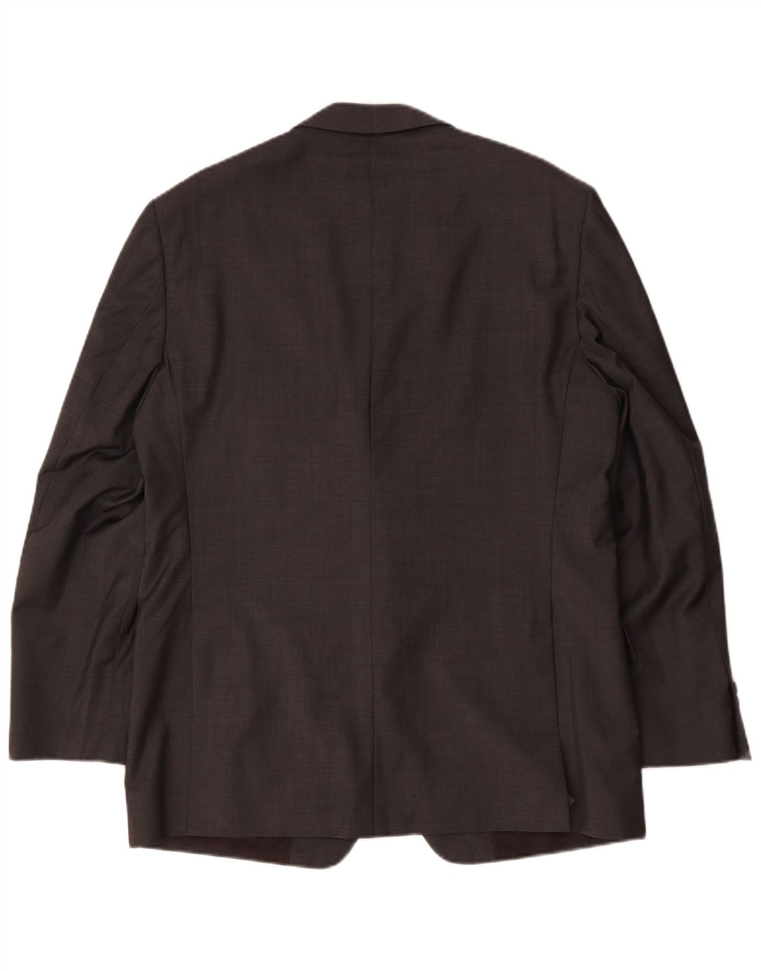 Jaqueta blazer masculina Marks & Spencer Autograph 2 botões Reino Unido 42 grande lã cinza