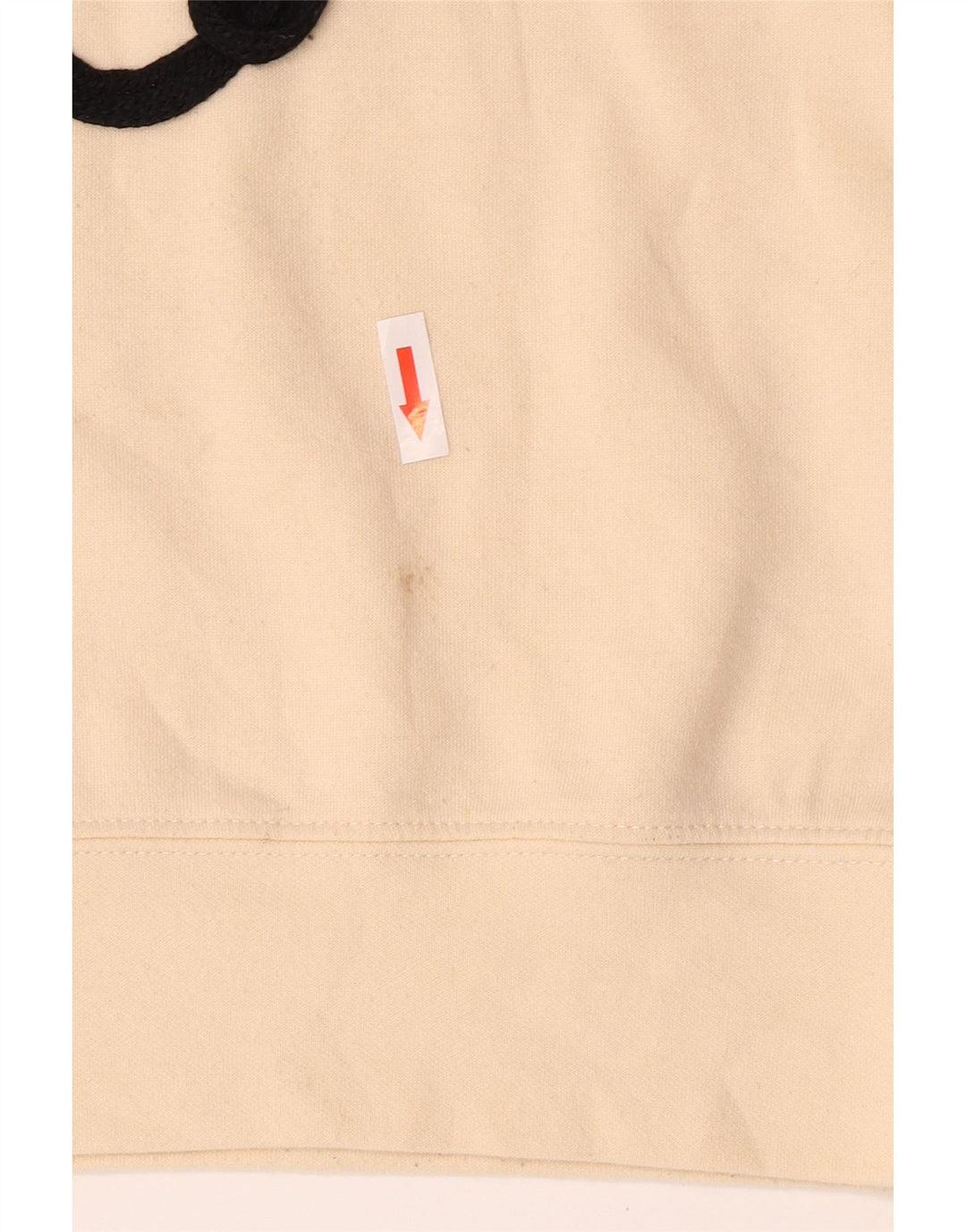 Zara Womens Crop Oversized Sweatshirt Jumper UK 10 Small Beige