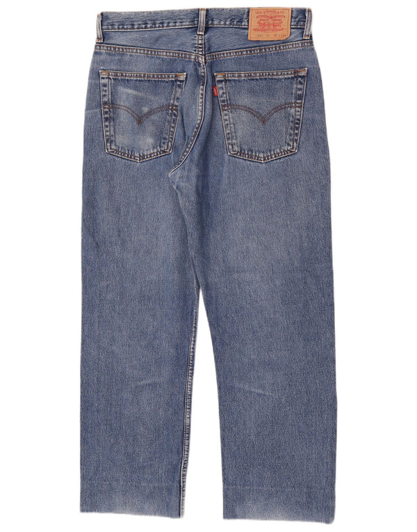 Levi's Mens 582 Straight Jeans W33 L28 Blue Cotton