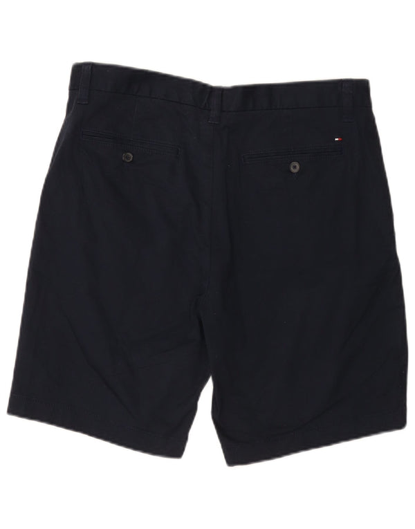 Tommy Hilfiger Mens Chino Shorts W33 Medium Navy Blue Cotton
