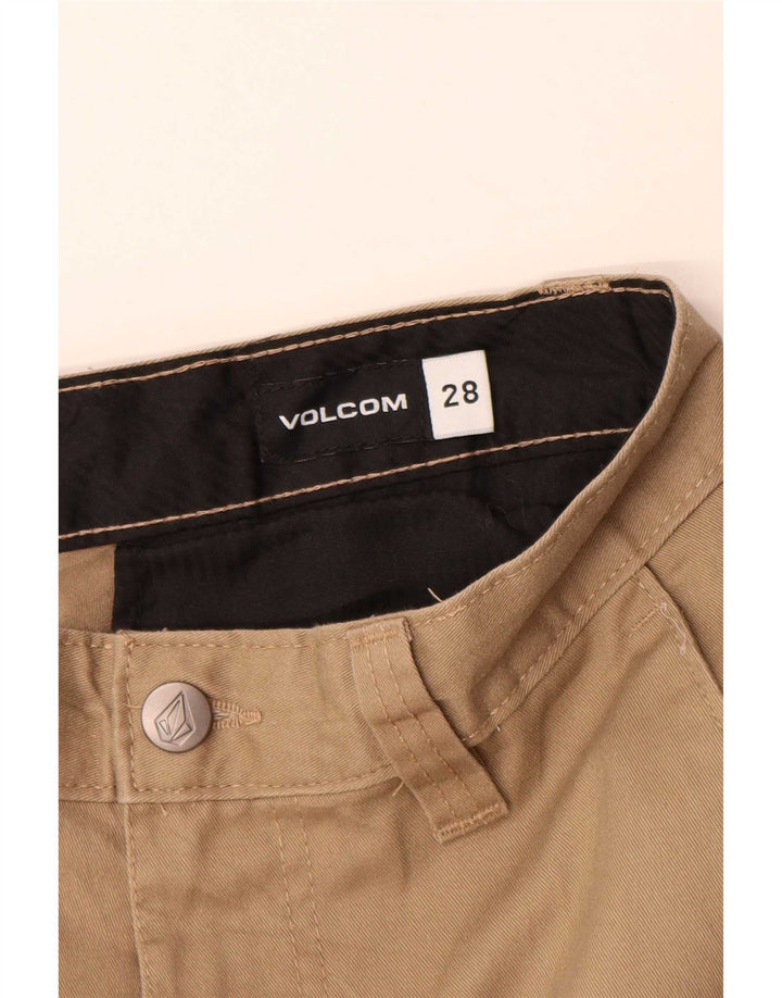 Volcom Mens Straight Chino Trousers W28 L30 Beige
