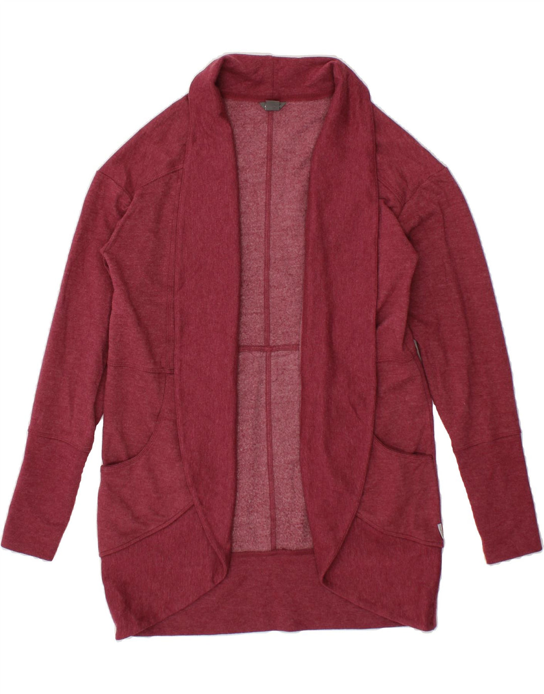 EDDIE BAUER Womens Oversized Longline Cardigan Sweater UK 10 Small Maroon Vintage Eddie Bauer and Second-Hand Eddie Bauer from Messina Hembry 