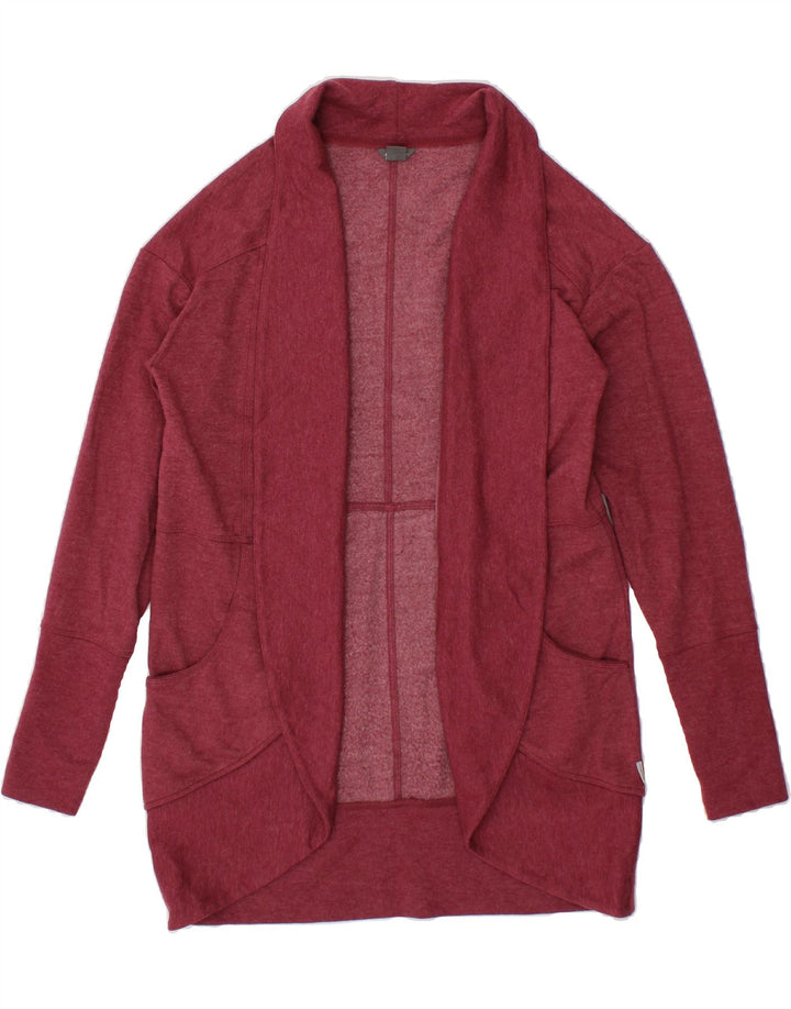 EDDIE BAUER Womens Oversized Longline Cardigan Sweater UK 10 Small Maroon Vintage Eddie Bauer and Second-Hand Eddie Bauer from Messina Hembry 