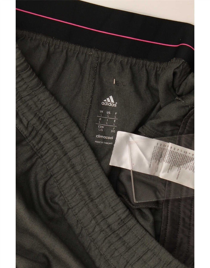 Adidas Mens Climacool Sport Shorts Large Grey Polyester