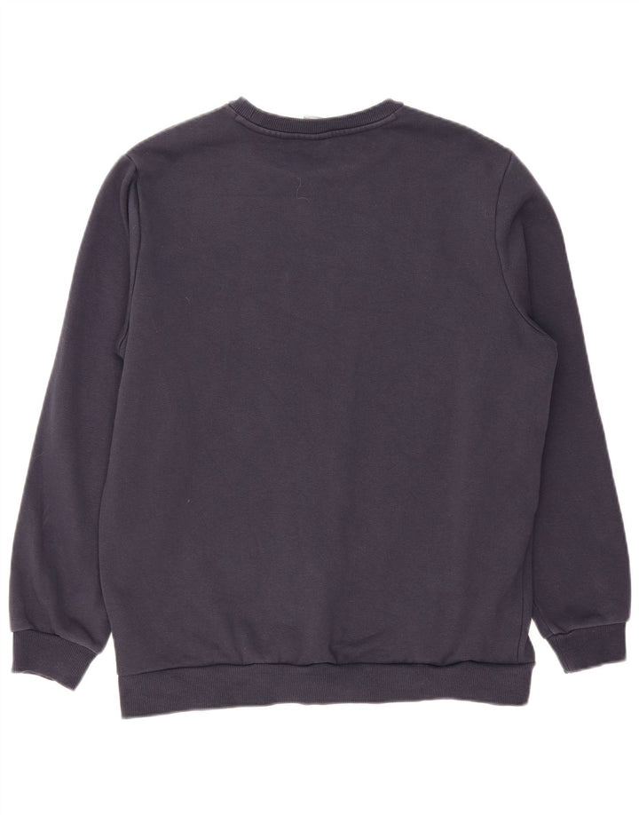 PUMA Mens Sweatshirt Jumper Large Navy Blue Cotton
