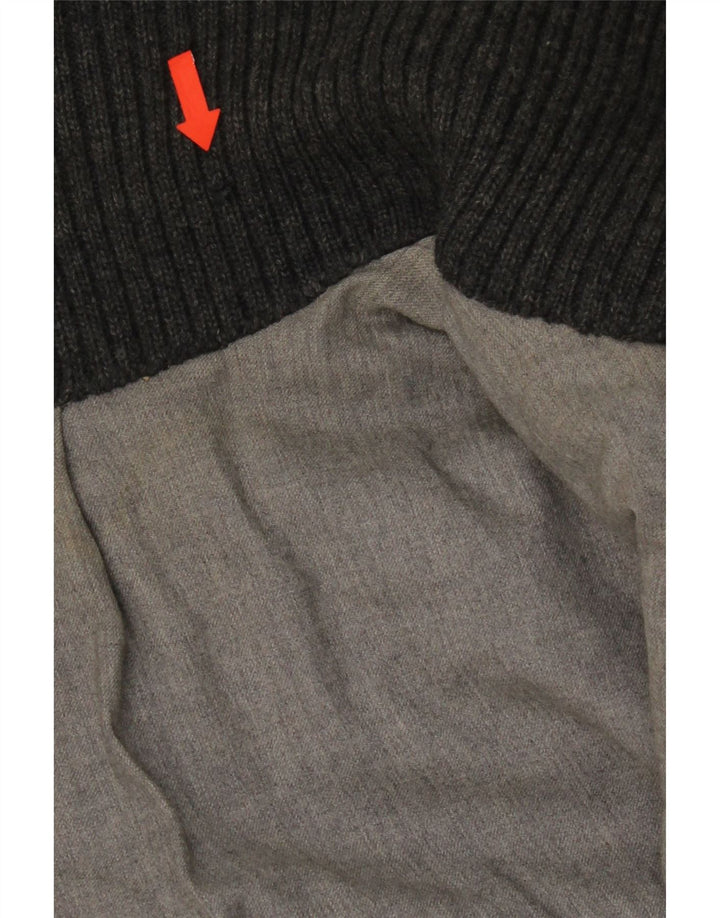 Vintage bomberjakke til mænd UK 38 Medium Grey Houndstooth