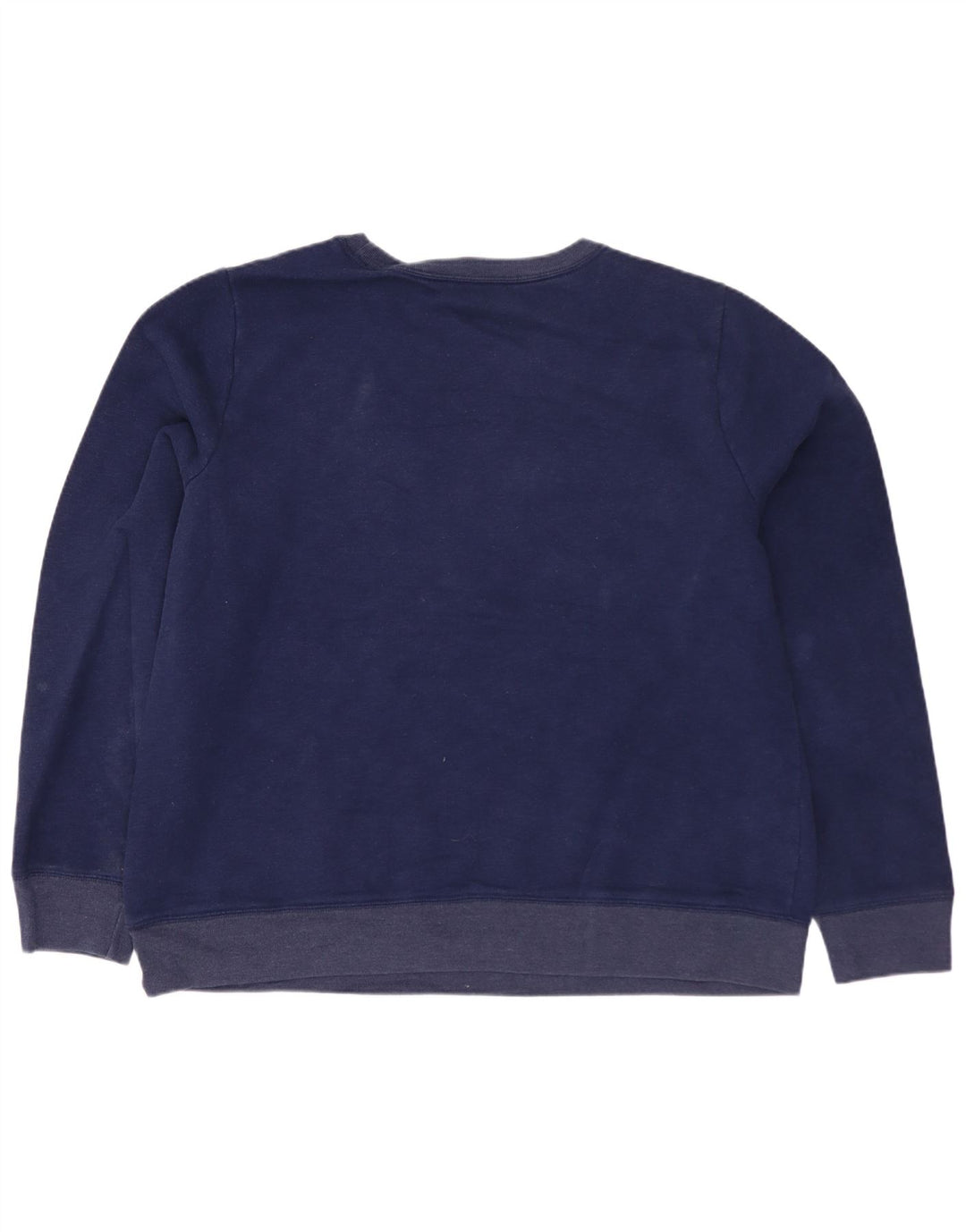 Izod Mens Sweatshirt Jumper Medium Navy Blue Cotton