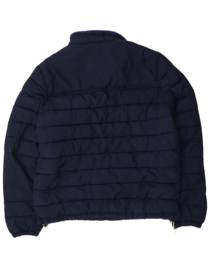 Tommy Hilfiger Mens Padded Jacket UK 40 Medium Navy Blue Polyester