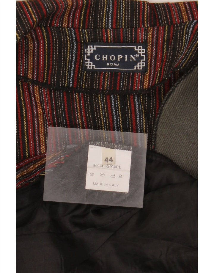 Chopin Roma Womens 3/4 Sleeve Blazer Jacket IT 44 Medium Multicoloured