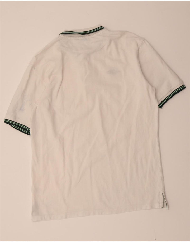 UMBRO Mens Polo Shirt 3XL White Cotton Vintage Umbro and Second-Hand Umbro from Messina Hembry 