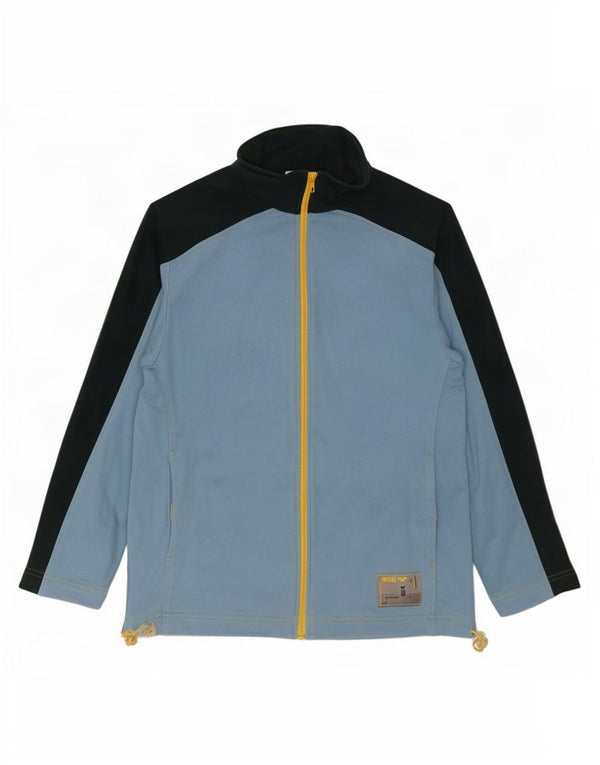 Arena Boys Tracksuit Top Jacket 11-12 Years Blue Colourblock Cotton