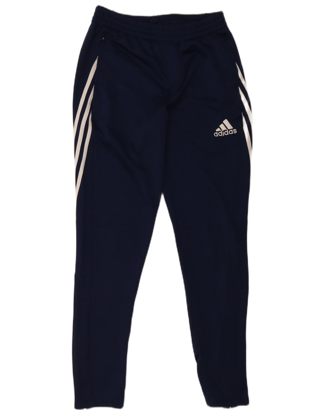 Adidas Mens Climalite Tracksuit Trousers Small Navy Blue Polyester