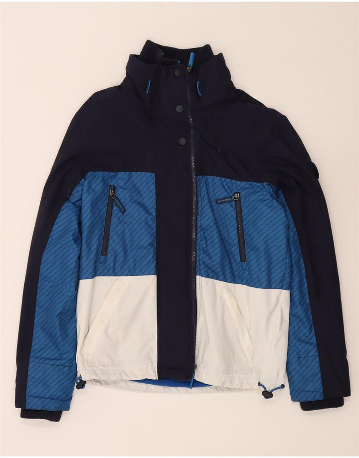 Superdry Mens Windtrekker Windbreaker Jacket UK 38 Medium Navy Blue