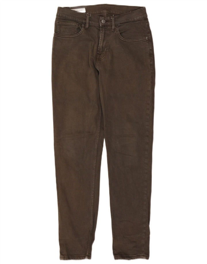 Zara Mens Tapered Jeans EU 40 Medium W31 L31 Brown