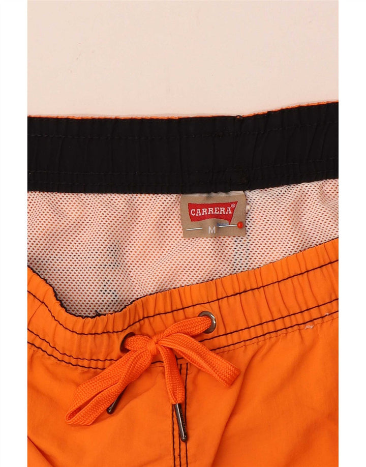 Carrera Herre grafiske svømmeshorts Medium Orange Polyamid