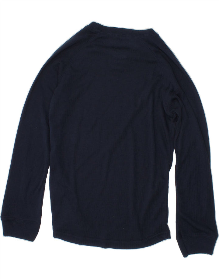 MOUNTAIN WAREHOUSE Boys Top Long Sleeve 7-8 Years Navy Blue Polyester Vintage Mountain Warehouse and Second-Hand Mountain Warehouse from Messina Hembry 